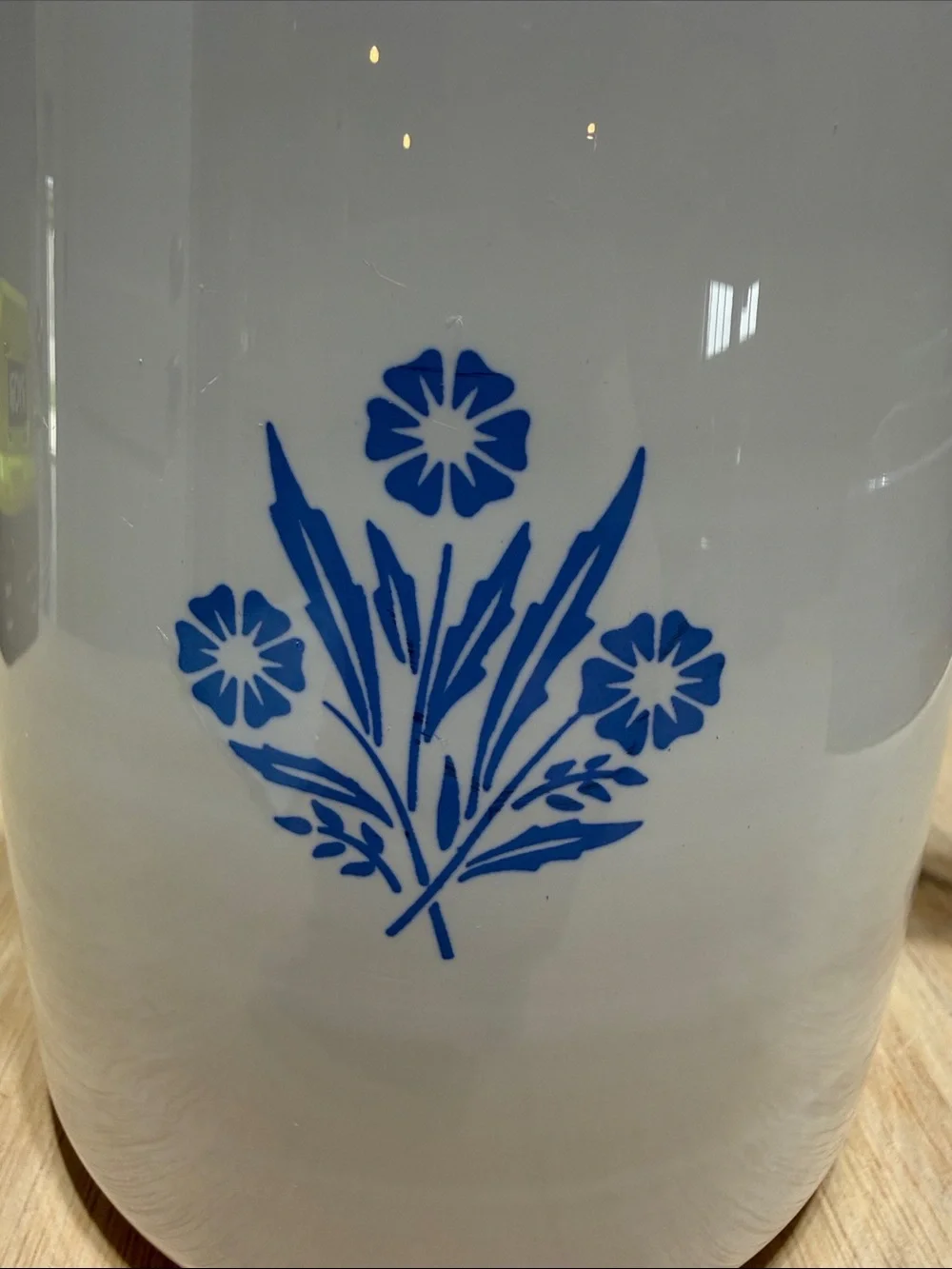 Vintage Corningware 9 Cup Percolater Blue Cornflower Pattern
